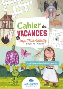 Cahier de vacances Midi-Quercy gorges de l'Aveyron - Couverture